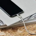 GreyLime flettet USB-A / Lightning-kabel - MFi-sertifisert - 1m - Beige