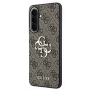 Samsung Galaxy A37 Guess 4G Big Metal Logo Hybrid-deksel - Brun