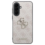 Samsung Galaxy A37 Guess 4G Big Metal Logo Hybrid-deksel - Rosa