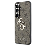 Samsung Galaxy S26 Guess 4G Big Metal Logo Hybrid-deksel - Brun