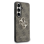 Samsung Galaxy S26 Guess 4G Big Metal Logo Hybrid-deksel - Brun