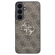 Samsung Galaxy S26 FE Guess 4G Big Metal Logo Hybrid-deksel - Brun
