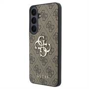 Samsung Galaxy S26 FE Guess 4G Big Metal Logo Hybrid-deksel - Brun