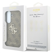 Samsung Galaxy S26 FE Guess 4G Big Metal Logo Hybrid-deksel - Brun