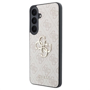 Samsung Galaxy S26 FE Guess 4G Big Metal Logo Hybrid-deksel - Rosa