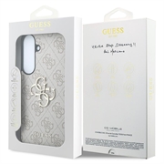 Samsung Galaxy S26 FE Guess 4G Big Metal Logo Hybrid-deksel - Rosa
