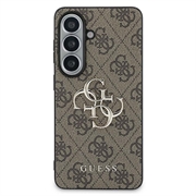 Samsung Galaxy S26+ Guess 4G Big Metal Logo Hybrid-deksel - Brun