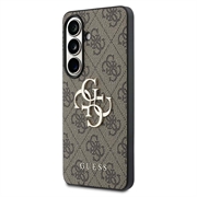 Samsung Galaxy S26+ Guess 4G Big Metal Logo Hybrid-deksel - Brun