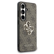Samsung Galaxy S26+ Guess 4G Big Metal Logo Hybrid-deksel - Brun