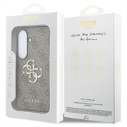 Samsung Galaxy S26+ Guess 4G Big Metal Logo Hybrid-deksel - Brun