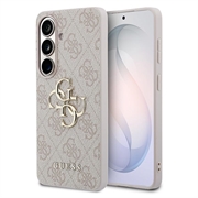 Samsung Galaxy S26+ Guess 4G Big Metal Logo Hybrid-deksel - Rosa