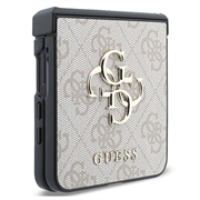 Samsung Galaxy Z Flip8 Guess 4G Big Metal Logo Hybrid-deksel - Rosa