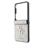 Samsung Galaxy Z Flip8 Guess 4G Big Metal Logo Hybrid-deksel - Rosa
