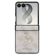 Samsung Galaxy Z Flip8 Guess 4G Big Metal Logo Hybrid-deksel - Rosa