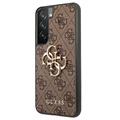 Guess 4G Big Metal Logo Samsung Galaxy S22 5G Hybrid-deksel - Brun