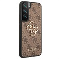 Guess 4G Big Metal Logo Samsung Galaxy S22 5G Hybrid-deksel - Brun