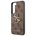 Guess 4G Big Metal Logo Samsung Galaxy S22 5G Hybrid-deksel - Brun