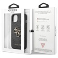 Guess 4G Big Metal Logo iPhone 13 Hybrid-deksel - Svart