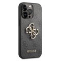 Guess 4G Big Metal Logo iPhone 14 Pro Max Hybrid-deksel - Svart
