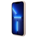 Guess 4G Big Metal Logo iPhone 14 Pro Max Hybrid-deksel - Rosa