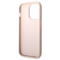 Guess 4G Big Metal Logo iPhone 14 Pro Max Hybrid-deksel - Rosa