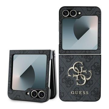 Samsung Galaxy Z Flip6/Z Flip7 FE Guess 4G Big Metal Logo Hybrid-deksel - Svart