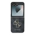 Samsung Galaxy Z Flip6/Z Flip7 FE Guess 4G Big Metal Logo Hybrid-deksel - Svart