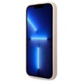 Guess 4G Big Metal Logo iPhone 14 Pro Hybrid-deksel - Rosa