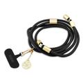 Guess 4G Charm Crossbody-rem og USB-C-kabel - 1.5m - Svart