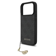 iPhone 17 Pro Guess 4G Charm Hybrid-deksel - MagSafe-kompatibel