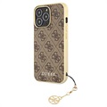 Guess 4G Charms Collection iPhone 13 Pro Hybrid-deksel - Brun