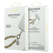 Guess 4G Crystals Charm universell håndleddsrem - gull
