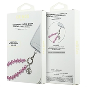 Guess 4G Crystals Charm universell håndleddsrem - rosa