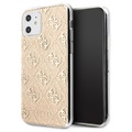 Guess 4G Glitter Collection iPhone 11 Deksel - Gull