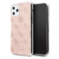 Guess 4G Glitter Collection iPhone 11 Pro Max Deksel - Rosa
