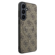 Samsung Galaxy S26 FE Guess 4G Gold Frame-deksel - MagSafe-kompatibel - Brun