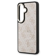 Samsung Galaxy S26 Guess 4G Gold Frame-deksel - MagSafe-kompatibel - rosa