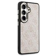 Samsung Galaxy S26 Guess 4G Gold Frame-deksel - MagSafe-kompatibel - rosa