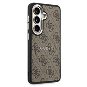 Samsung Galaxy S26+ Guess 4G Gold Frame-deksel - MagSafe-kompatibel - Brun