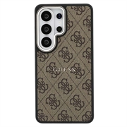 Samsung Galaxy S26 Ultra Guess 4G Gold Frame-deksel - MagSafe-kompatibel - Brun