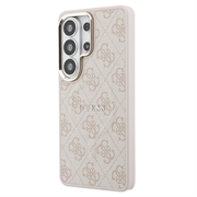 Samsung Galaxy S26 Ultra Guess 4G Gold Frame-deksel - MagSafe-kompatibel - rosa