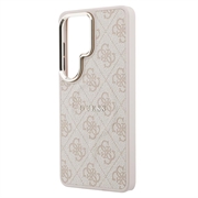 Samsung Galaxy S26 Ultra Guess 4G Gold Frame-deksel - MagSafe-kompatibel - rosa