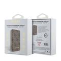 Guess 4G magnetisk trådløs powerbank 5000mAh - MagSafe-kompatibel - Brun