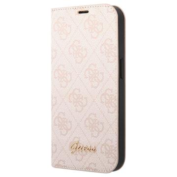 Guess 4G Metal Gold Logo iPhone 14 Plus Flip-deksel