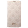 Guess 4G Metal Gold Logo iPhone 14 Plus Flip-deksel