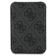 Guess 4G-kortholder med metallogo og stativ - MagSafe-kompatibel - Svart
