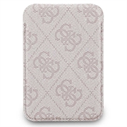 Guess 4G-kortholder med metallogo og stativ - MagSafe-kompatibel - Rosa