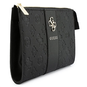 Guess 4G Peony Stripe håndveske med metallogo - svart