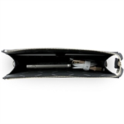 Guess 4G Peony Stripe håndveske med metallogo - svart