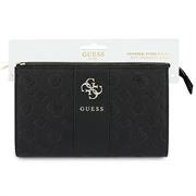 Guess 4G Peony Stripe håndveske med metallogo - svart